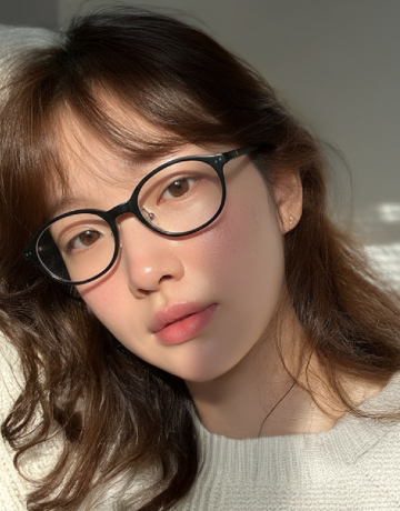 [ALPIC 알픽] 긱시크 안경 오벌 뿔테 GEEK